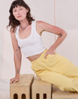 Action Pants - Butter Yellow