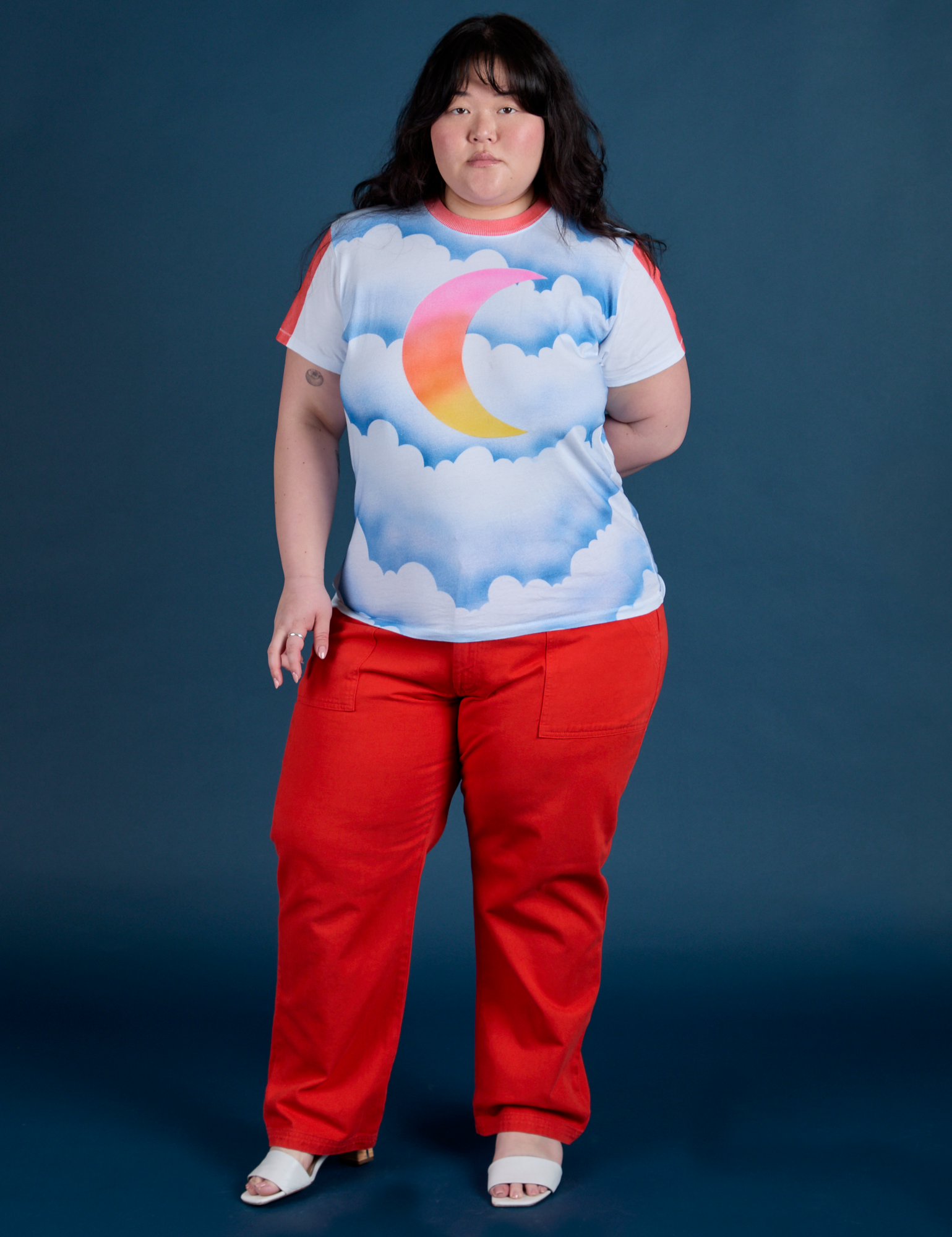 Airbrush Moon Vintage Tee