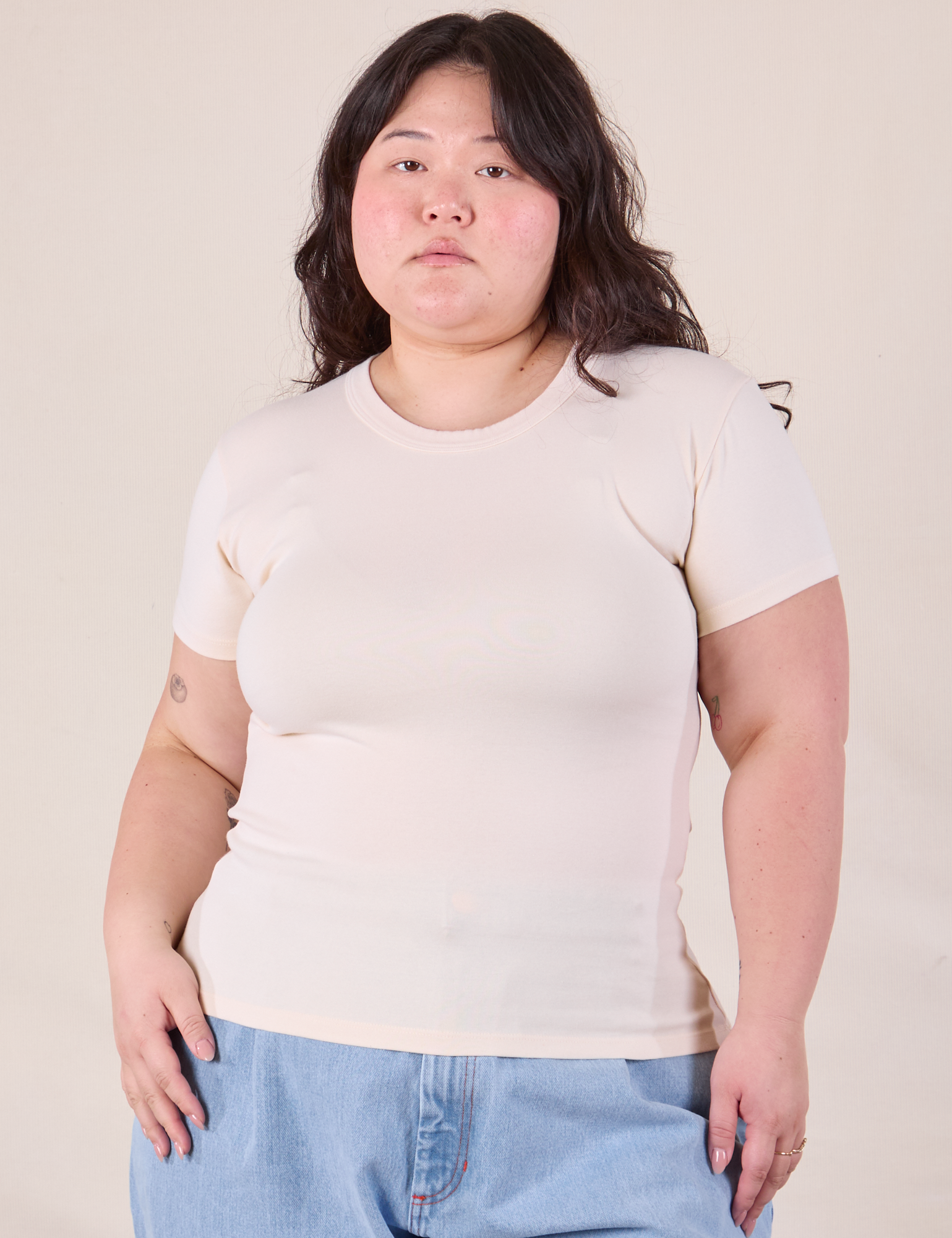 Baby Tee - Vintage Tee Off-White – BIG BUD PRESS