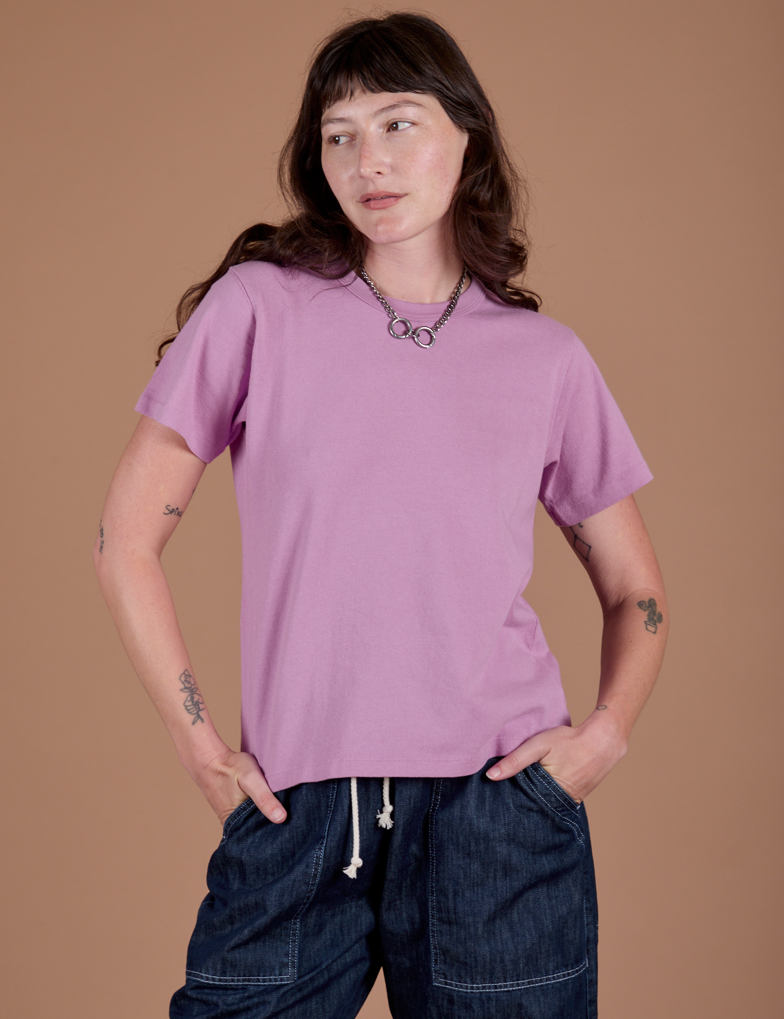 Burly Tee - Lilac Purple