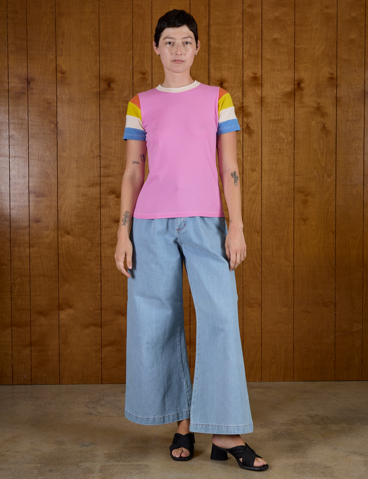 Calypso Tee - Bubblegum Multi