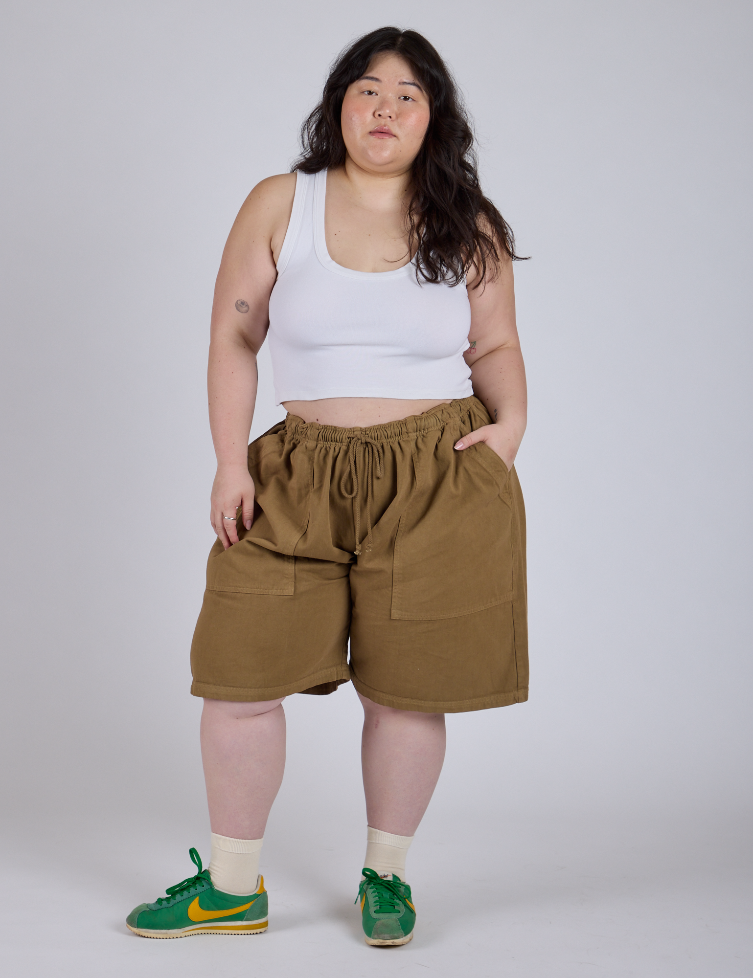 Drawstring Shorts - Desert Brown