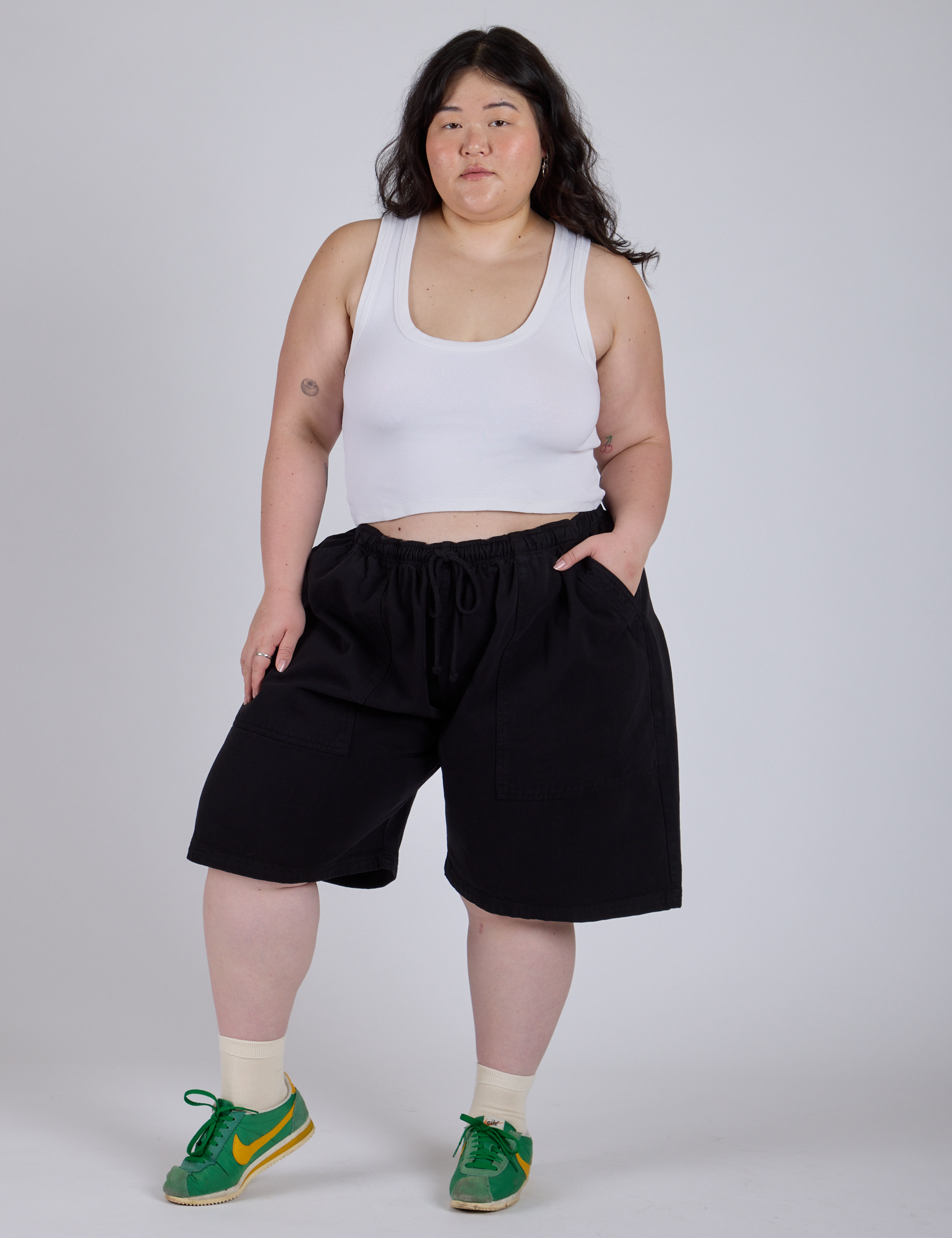 Drawstring Shorts - Basic Black