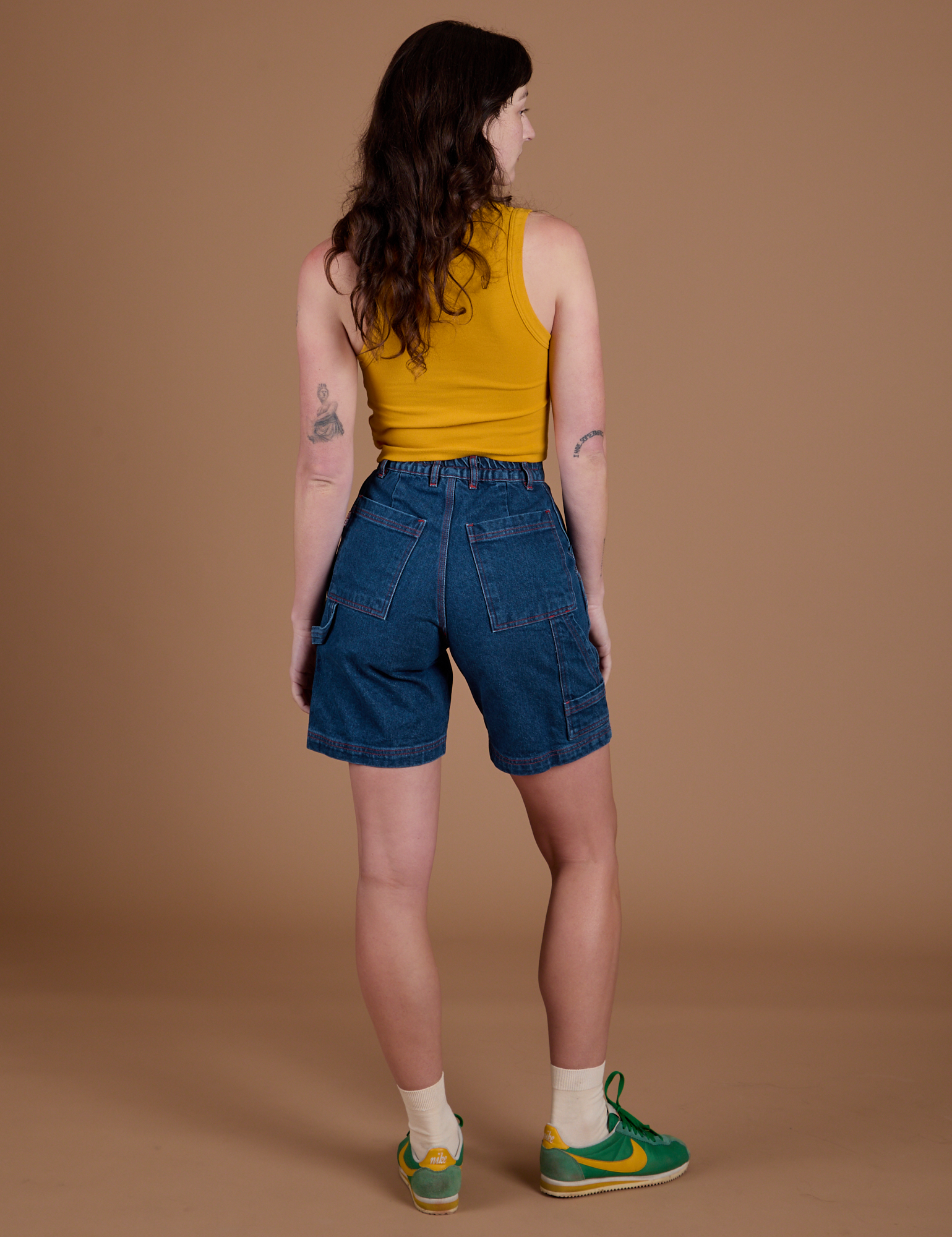 Carpenter Shorts - Dark Wash