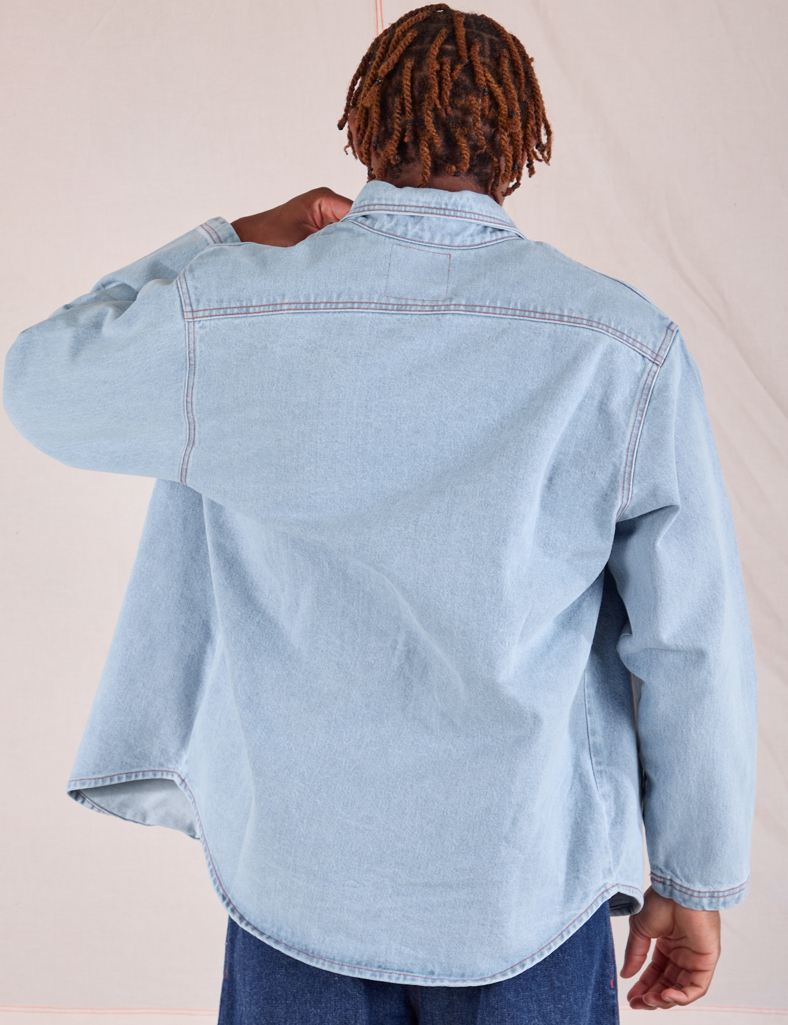 Denim Overshirt - Light Wash – BIG BUD PRESS