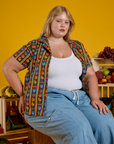 Fruit Fantasy Pantry Button-Up