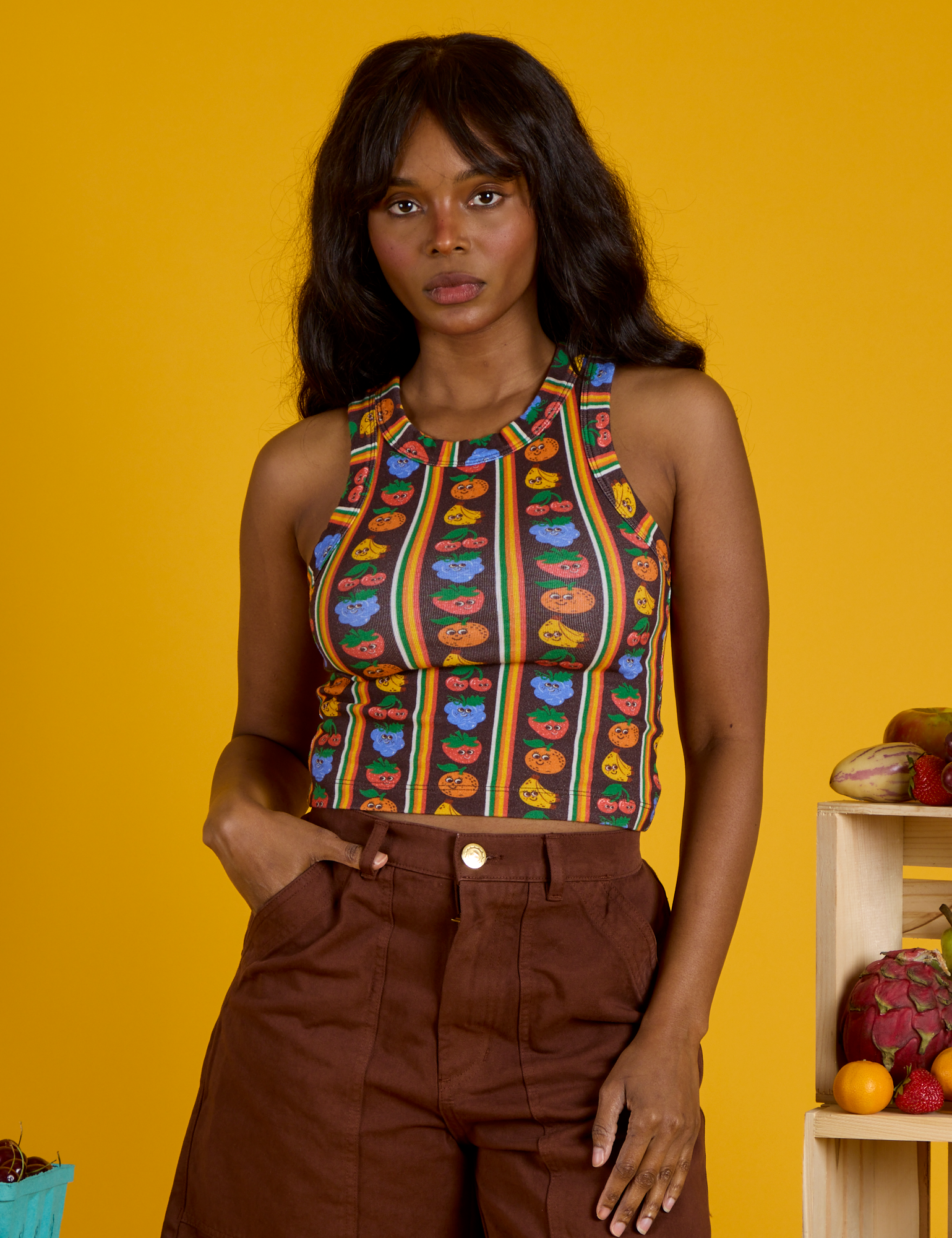Racerback Tank - Fruit Fantasy