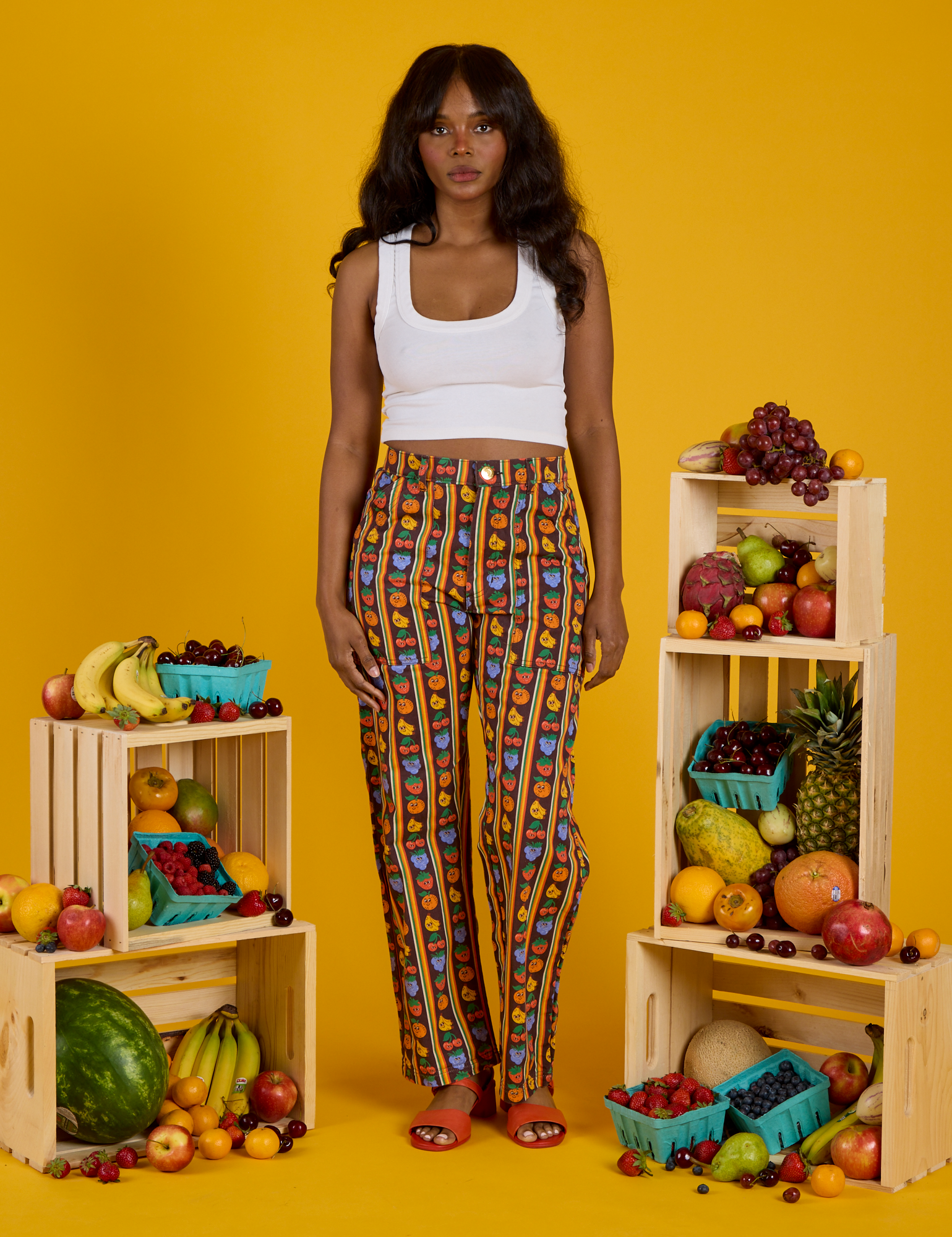 Work Pants - Fruit Fantasy