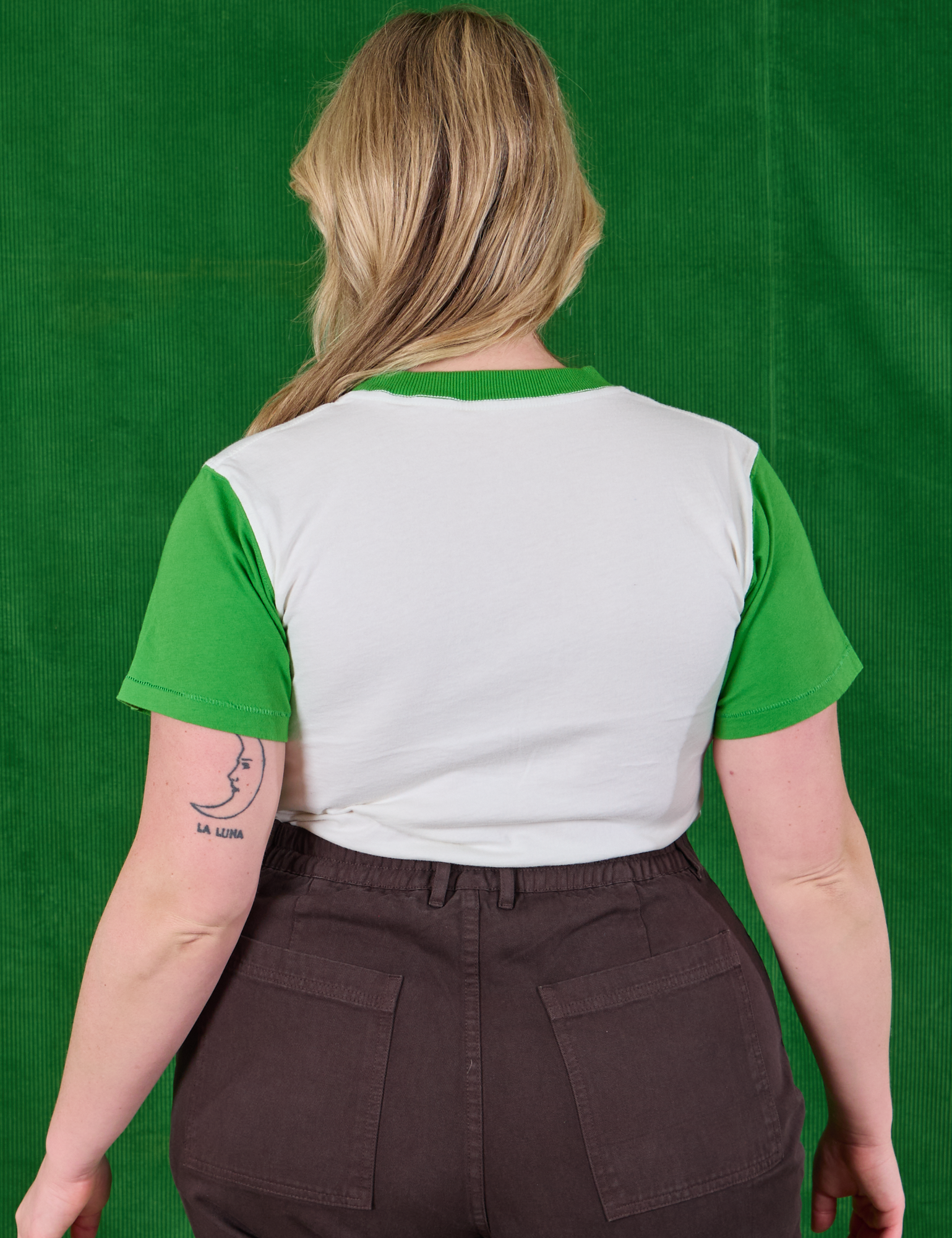 Lucky Charm Organic Tee back view on Lish