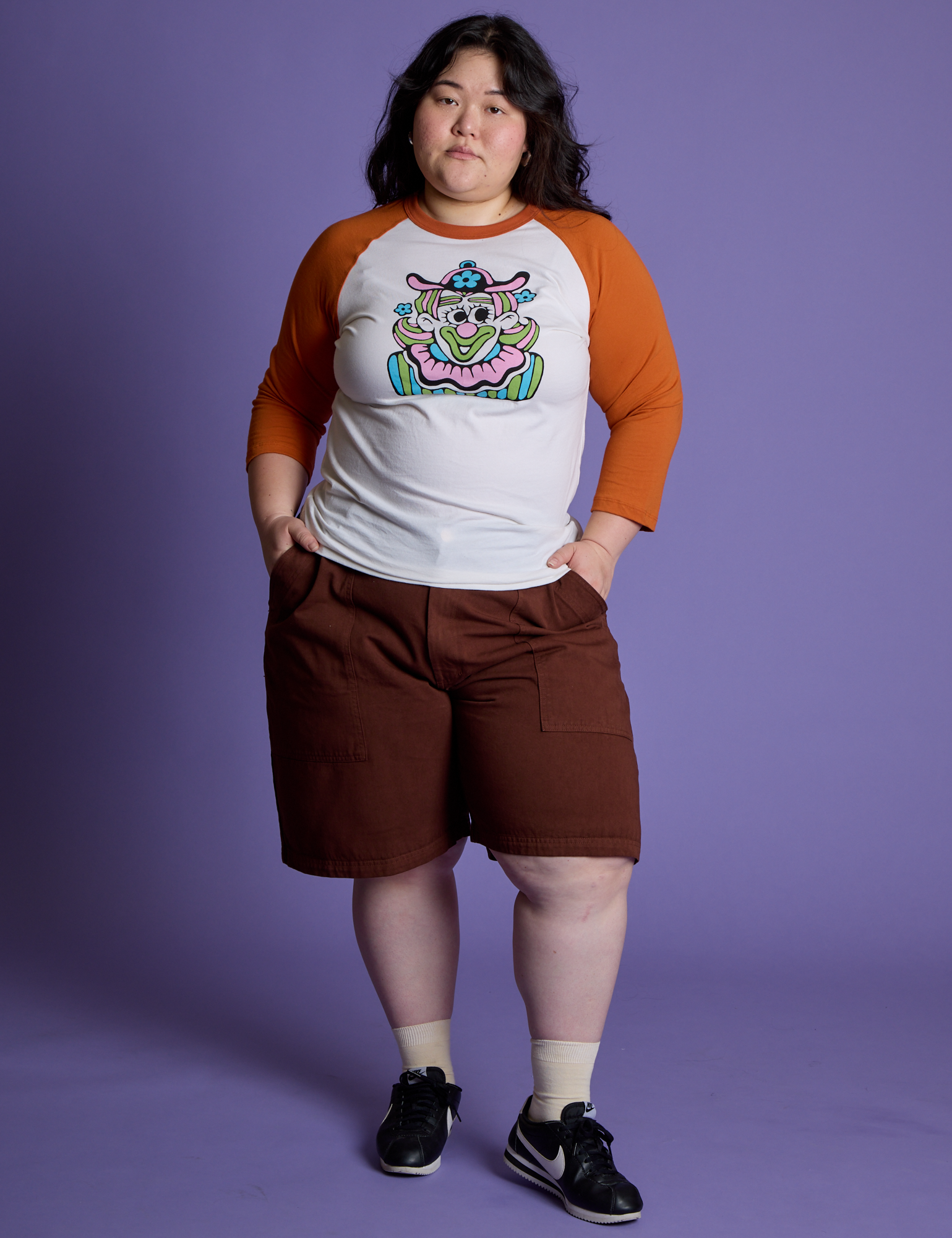 *PRE-ORDER* Halloween Raglan Tee - Clown