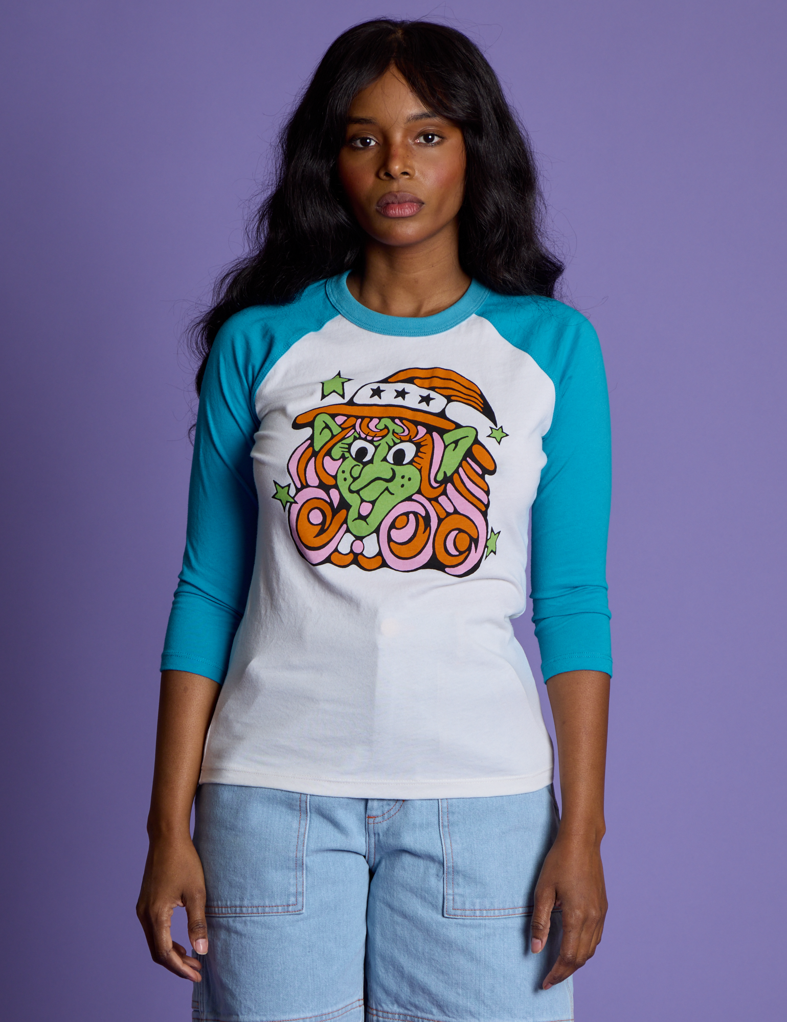 Halloween Raglan Tee - Witch – BIG BUD PRESS
