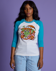 *PRE-ORDER* Halloween Raglan Tee - Witch