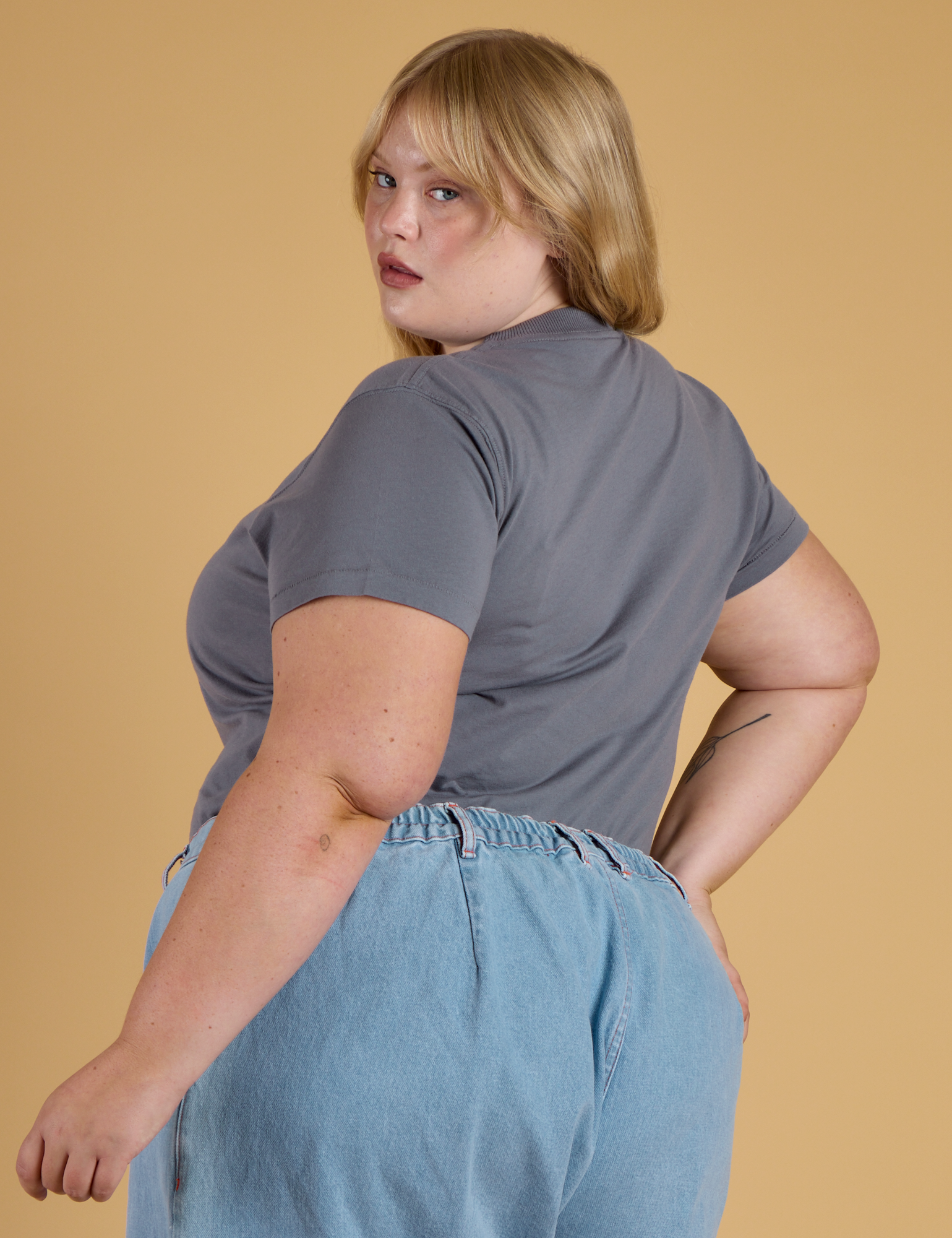 The Organic Vintage Tee - Washed Grey
