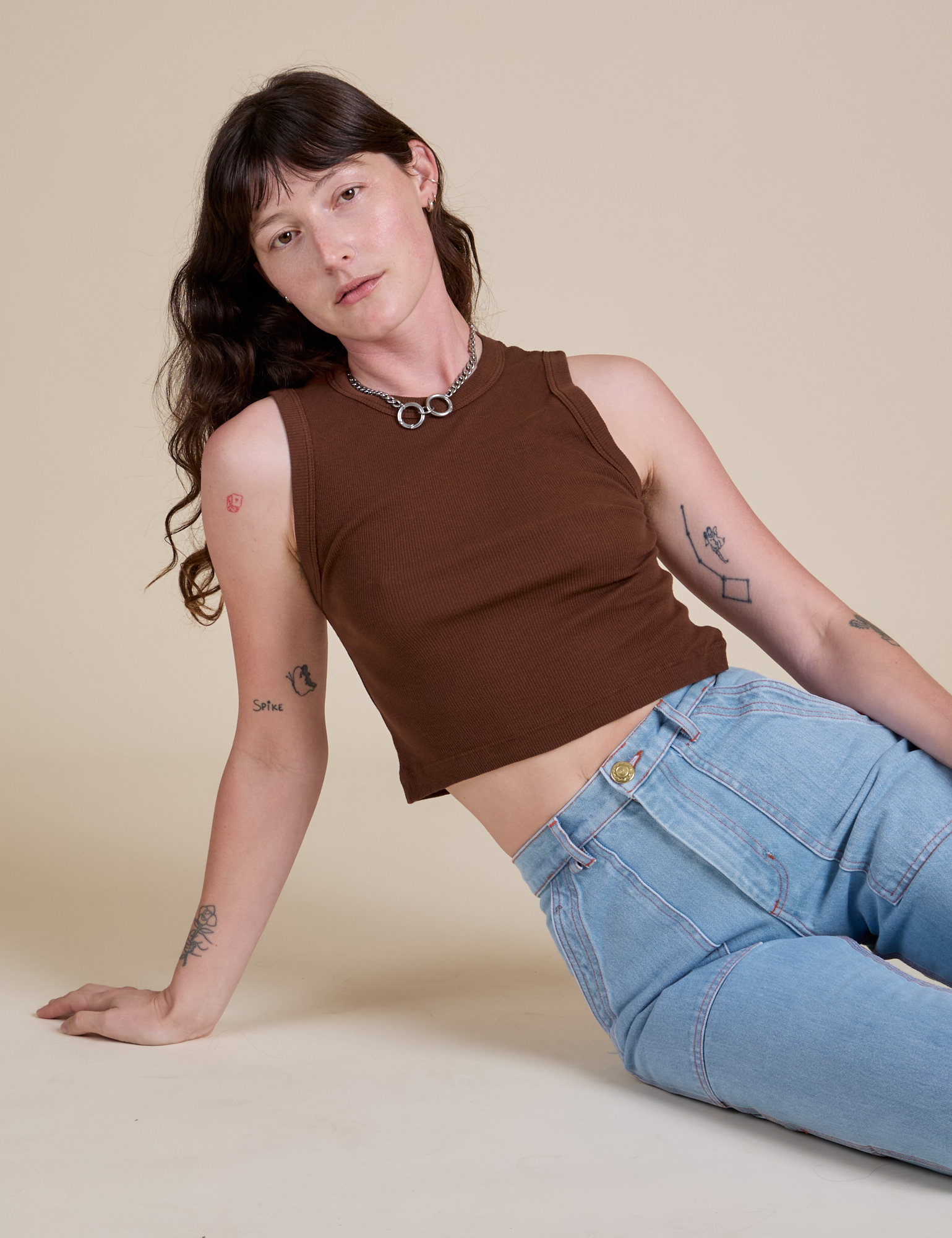 Muscle Tee - Fudgesicle Brown