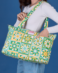 Spring Quilt Printed Bags