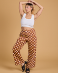 Printed Action Pants - Lucky (Orange)