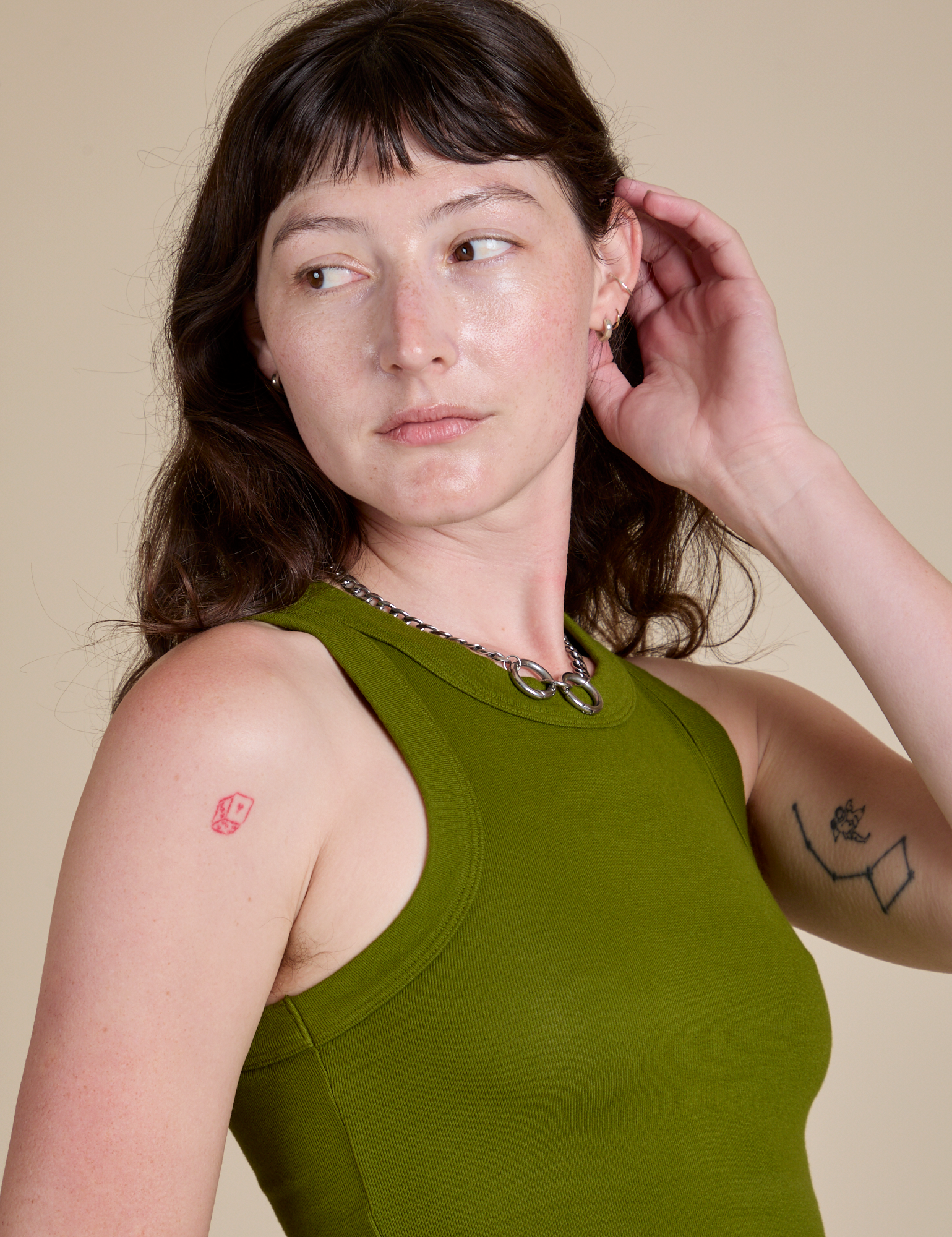Racerback Tank - Summer Olive