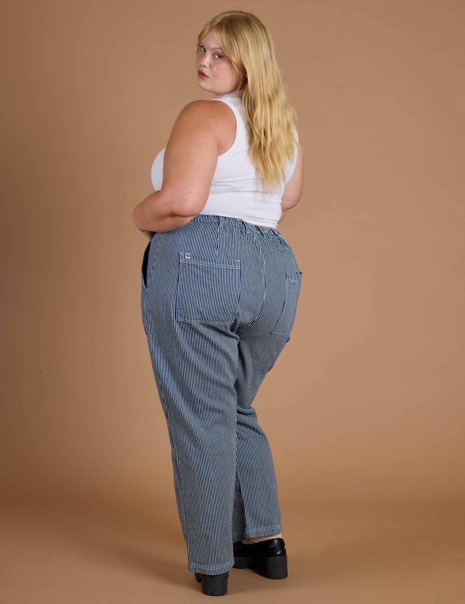 Railroad Denim Work Pants - Natural