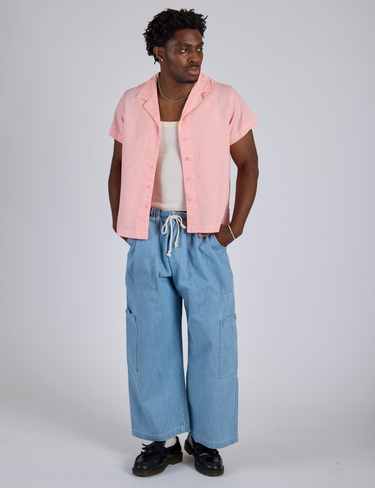 Pantry Button-Up - Baby Pink