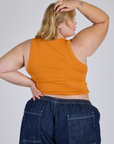 Cropped Tank Top - Creamsicle Orange