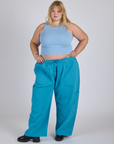Drop Pocket Cargo Pants - Hawaiian Blue