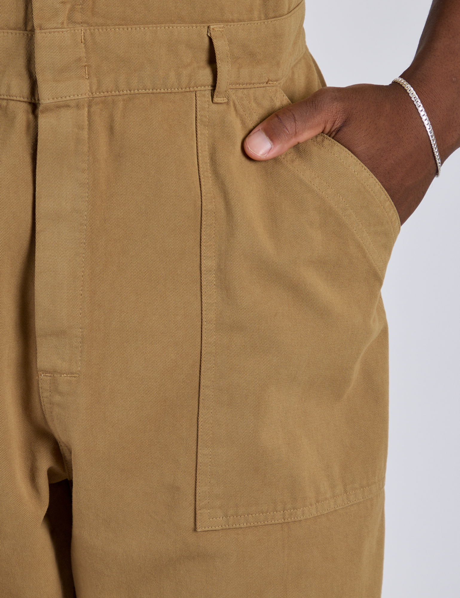 Short Sleeve Jumpsuit - Desert Brown