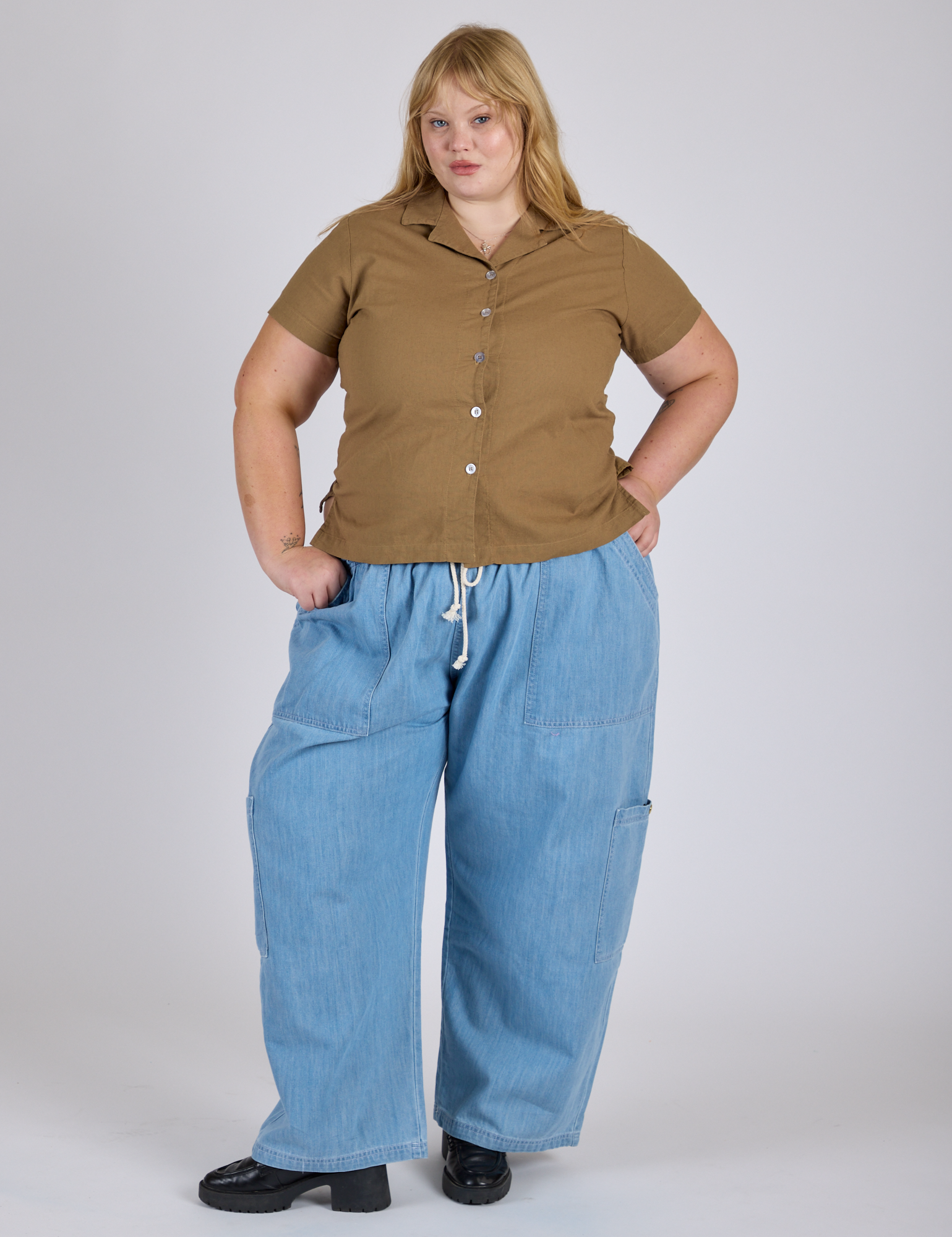 Pantry Button-Up - Desert Brown