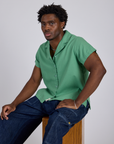 Pantry Button-Up - Seafoam Green