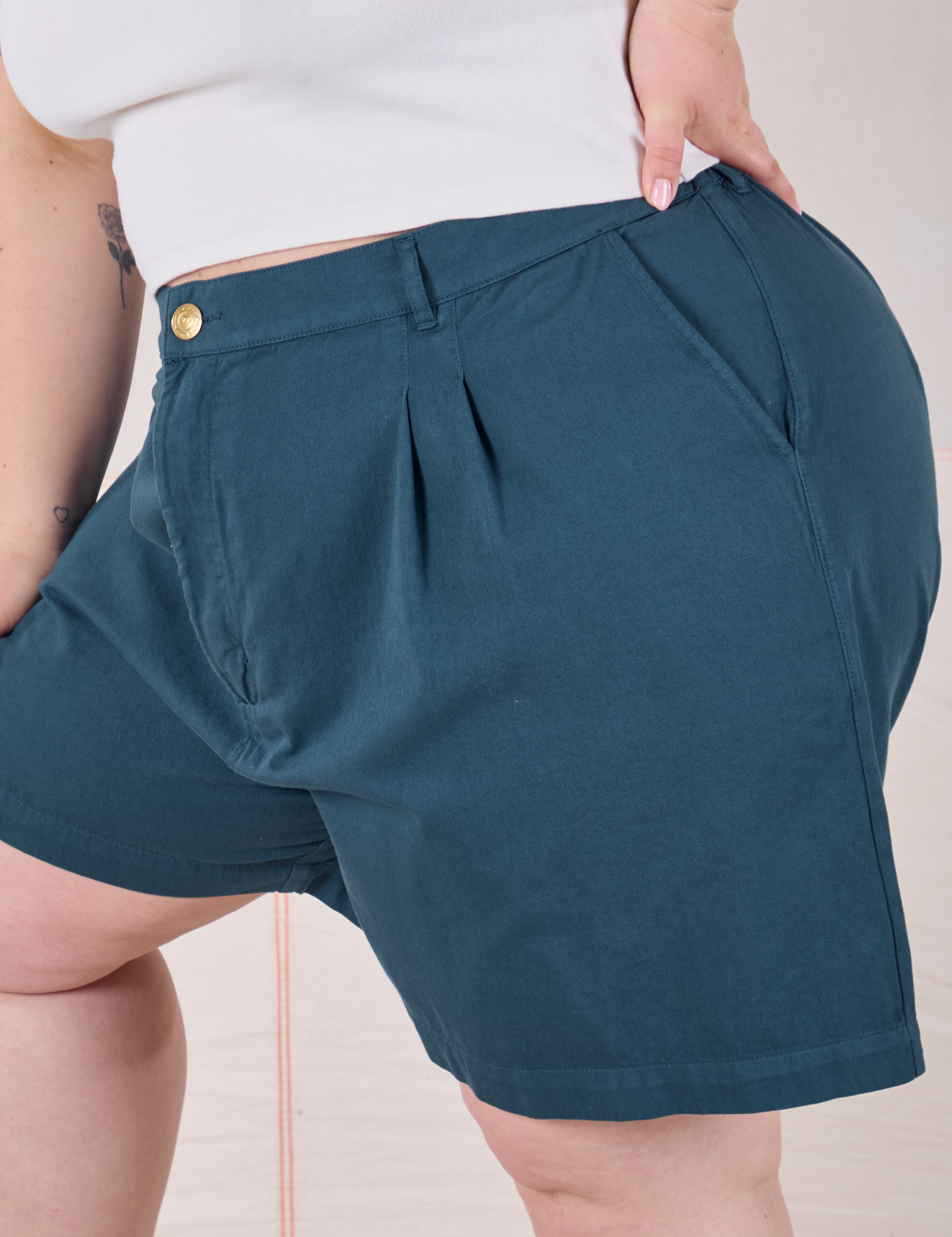 Trouser Shorts - Lagoon