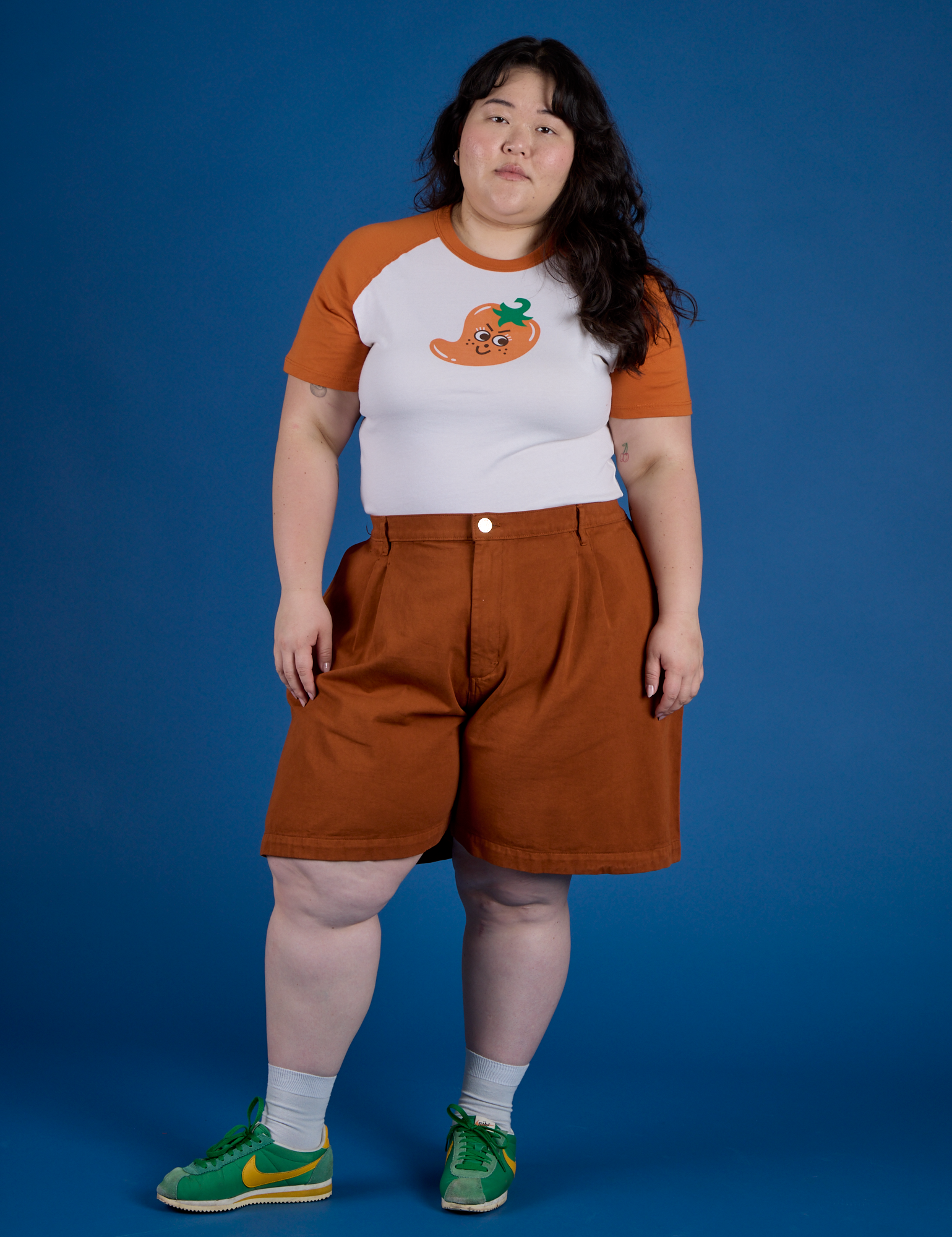 Produce Raglan Tee - Habanero