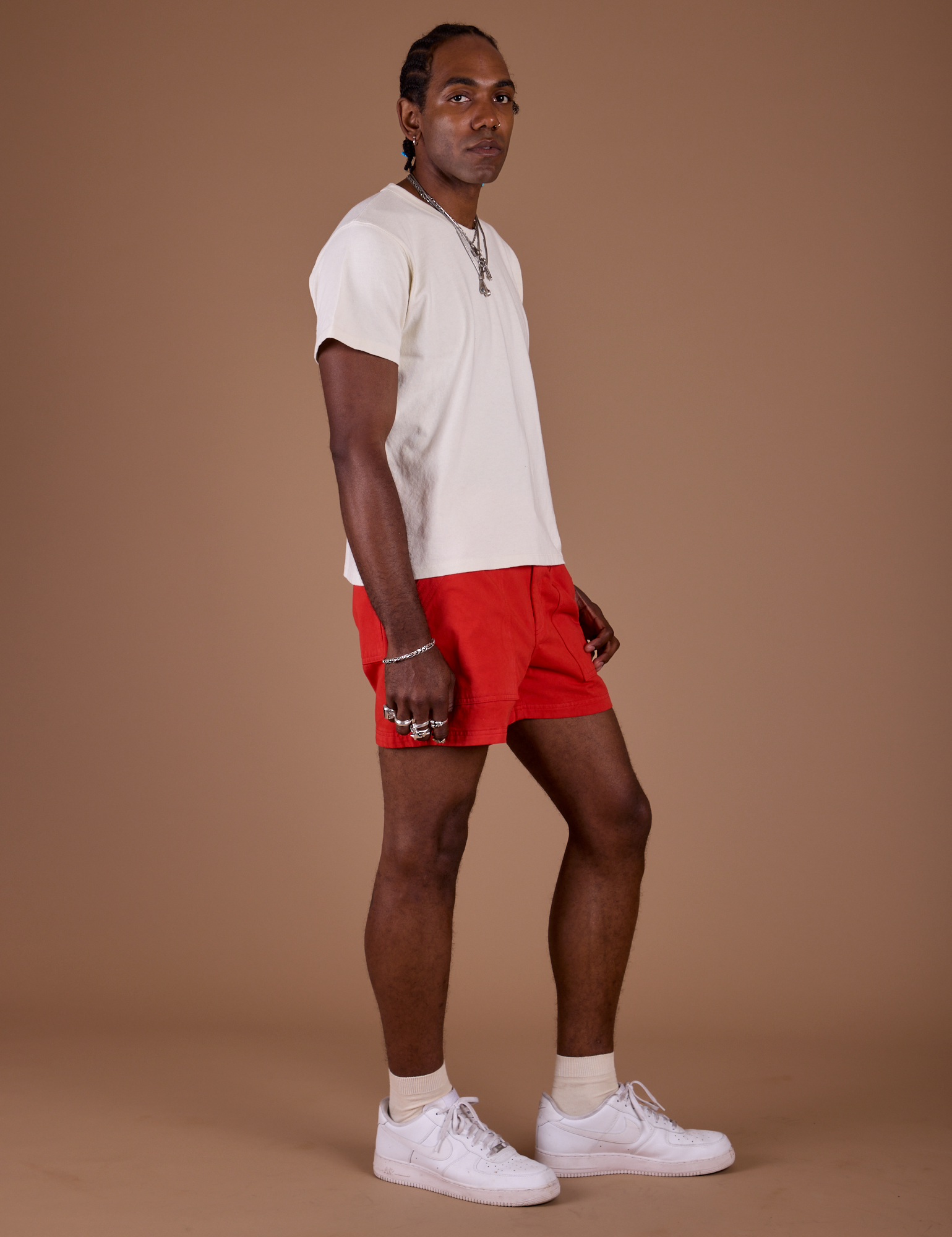 Classic Work Shorts - Mustang Red
