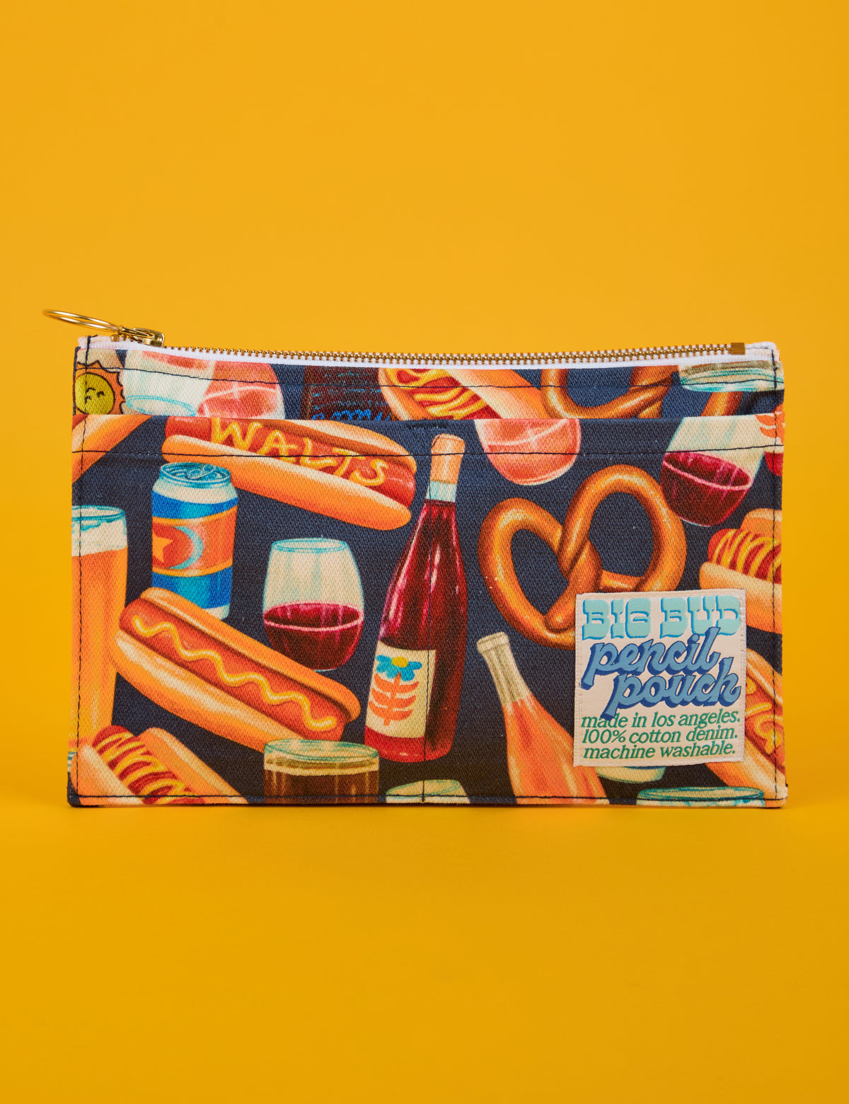 Hot Dogs &amp; Beer &amp; Wine &amp; Pretzels Printed Bags