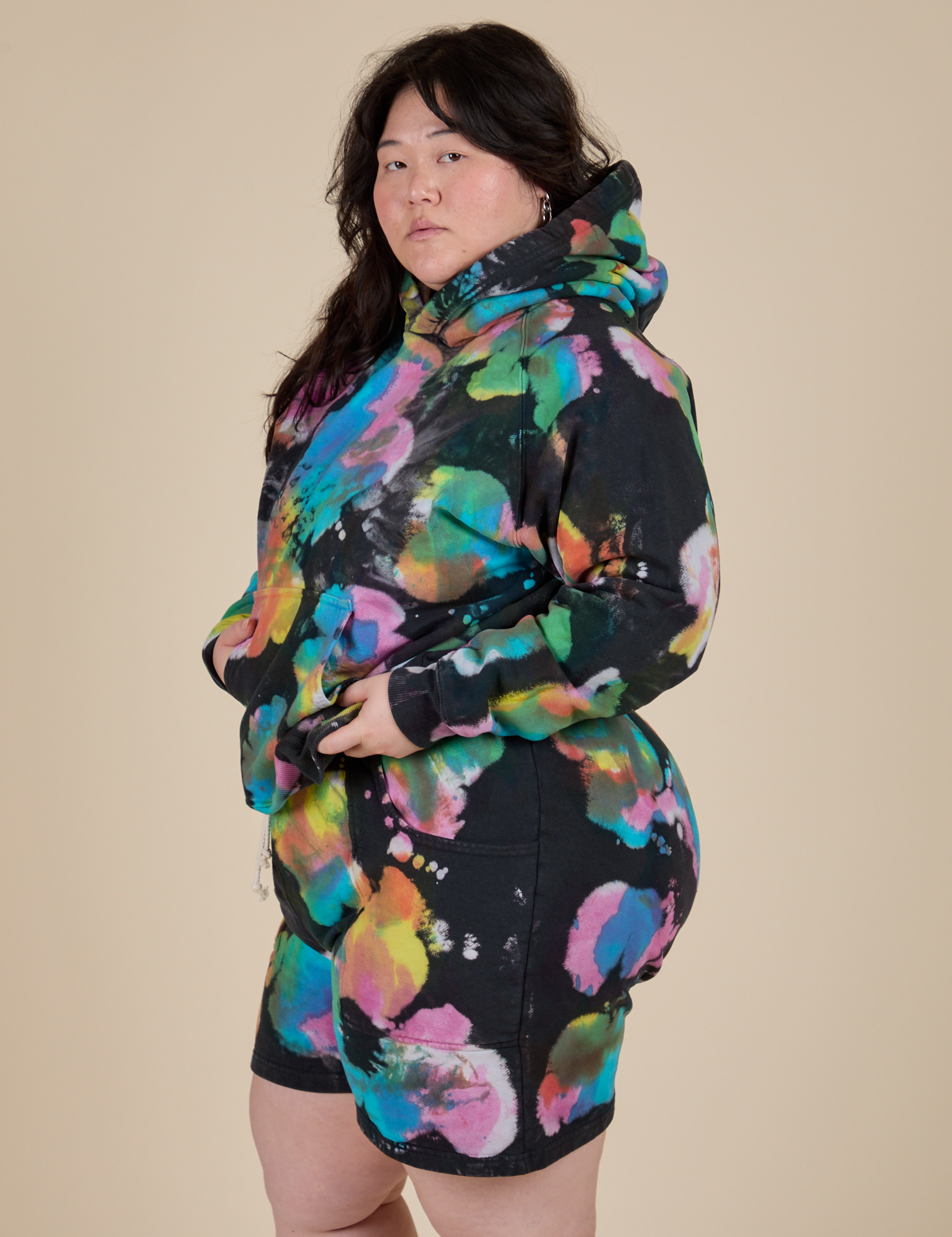 Heavyweight Oversized Hoodie - Rainbow Magic Waters