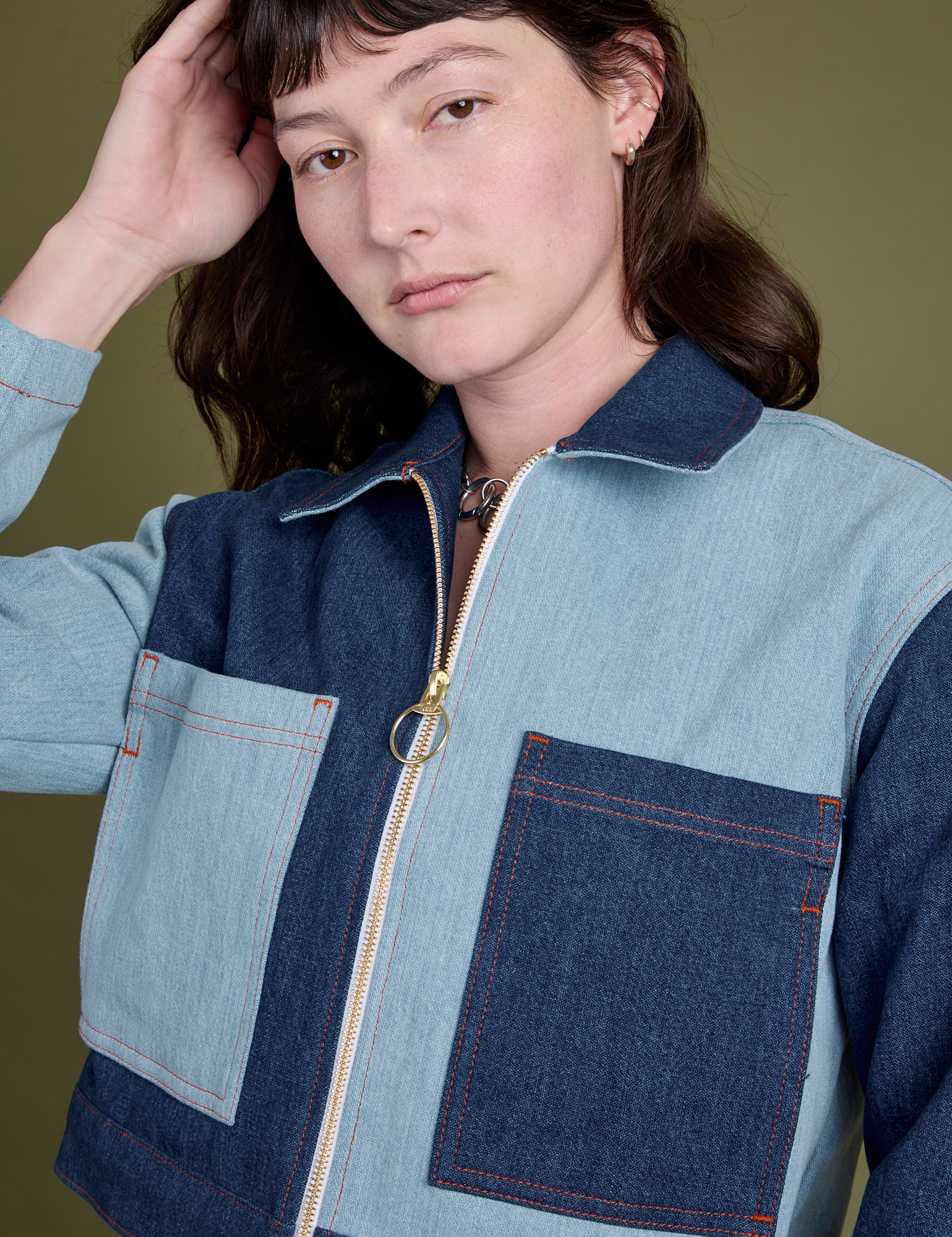 Mechanic Jacket - Mismatched Denim