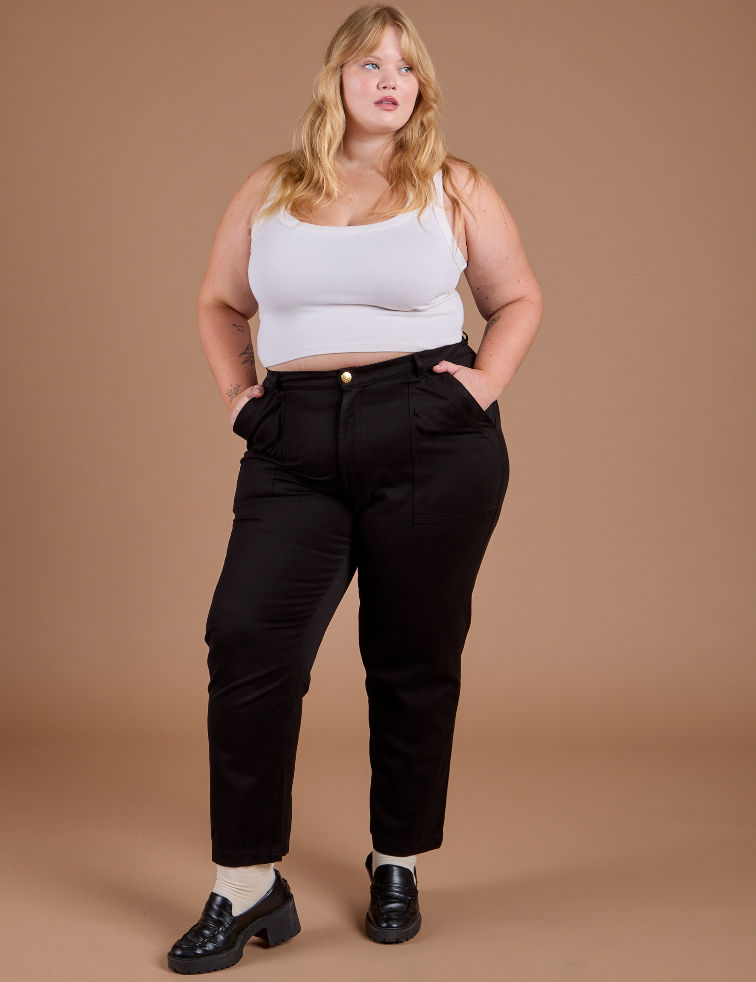 Organic Work Pants - Basic Black