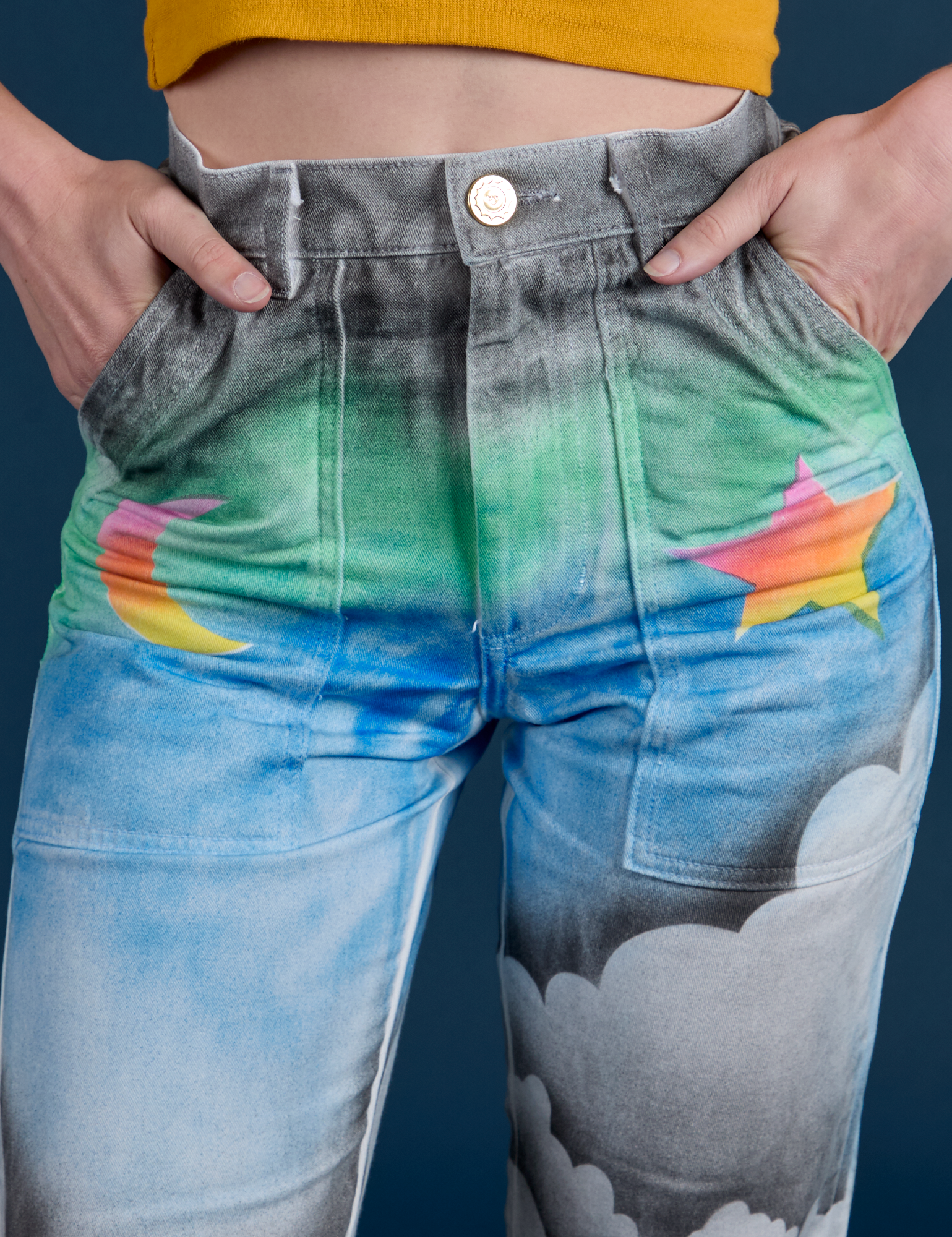 Work Pants - Night Sky Airbrush