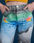 Work Pants - Night Sky Airbrush