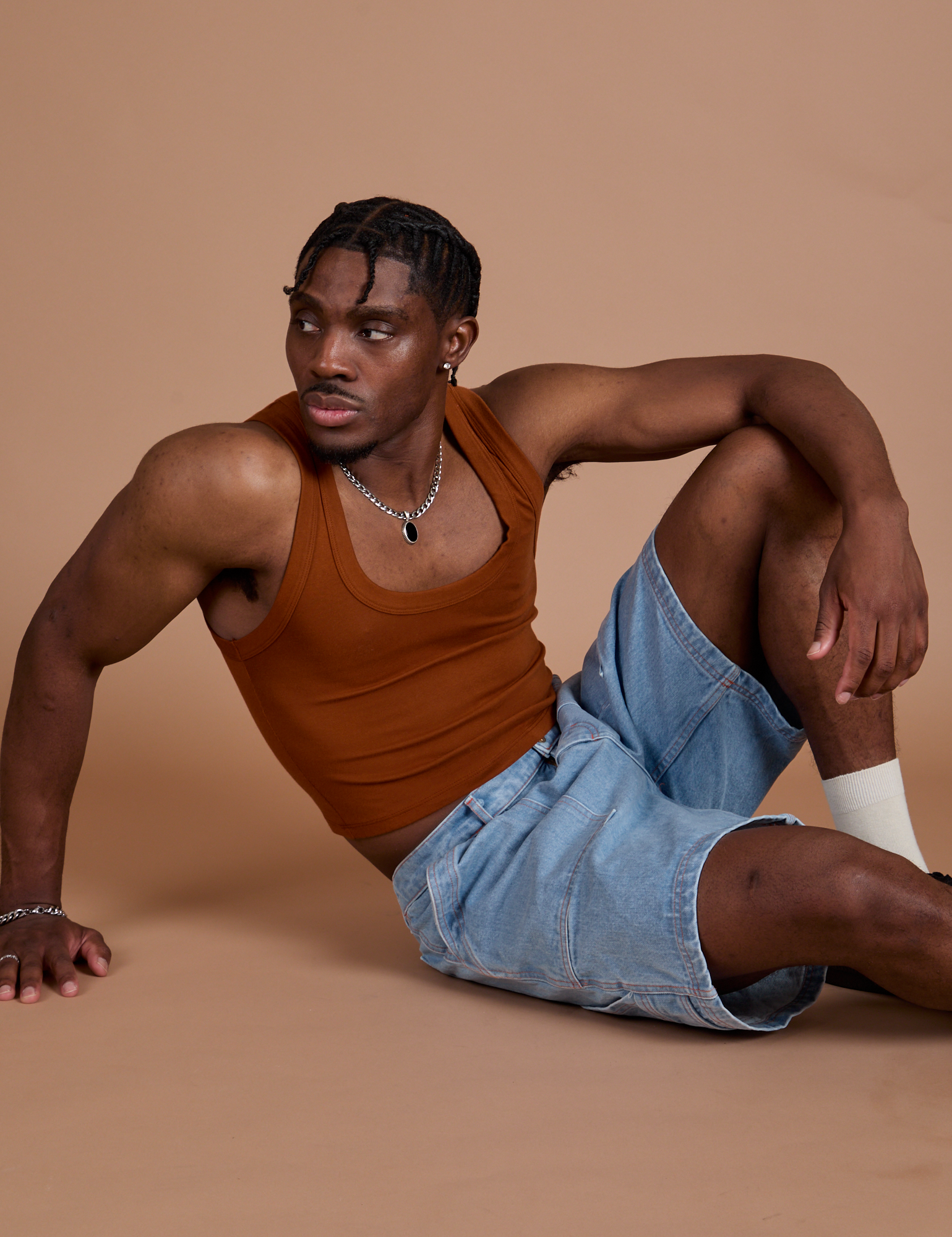 Carpenter Shorts - Light Wash