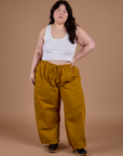 Drop Pocket Cargo Pants - Spicy Mustard