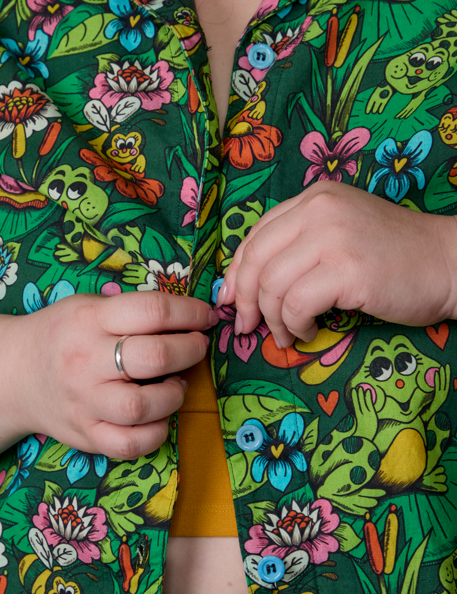 Pond Party Pantry Button-Up