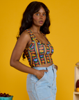 Cropped Tank - Fruit Fantasy