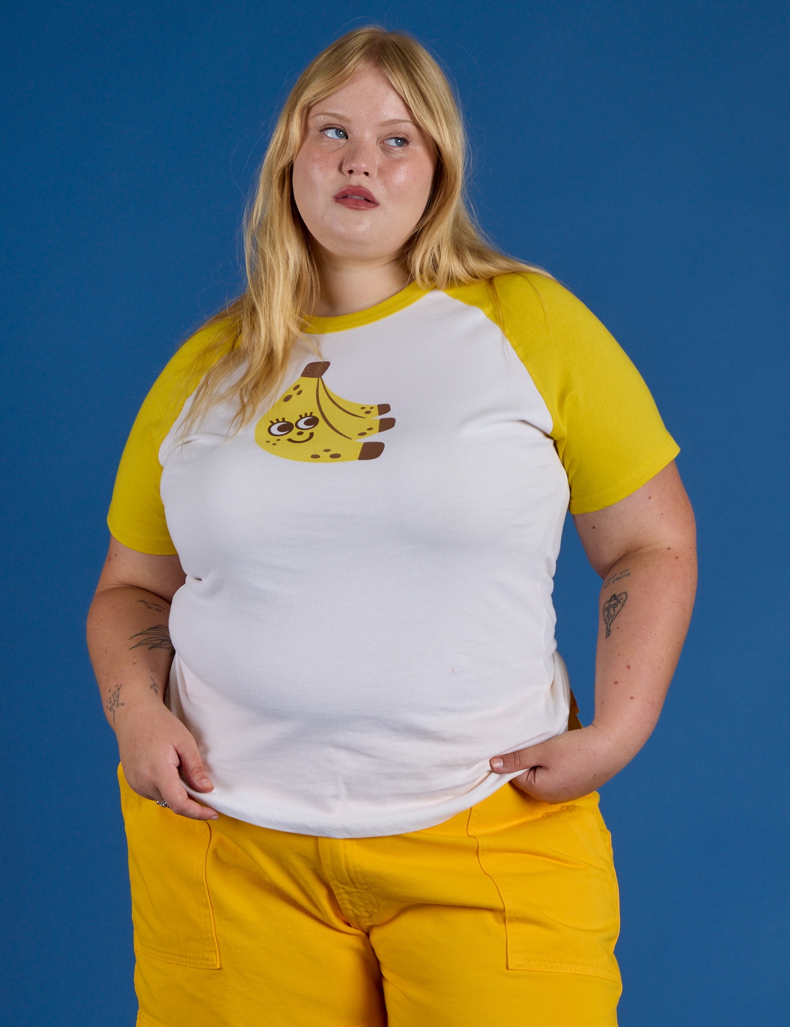 Produce Raglan Tee - Banana