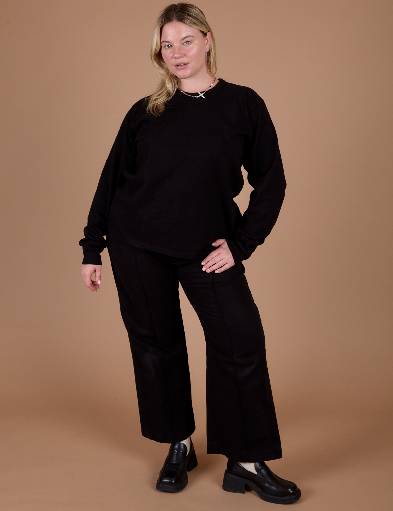 Long Sleeve Burly Tee - Basic Black