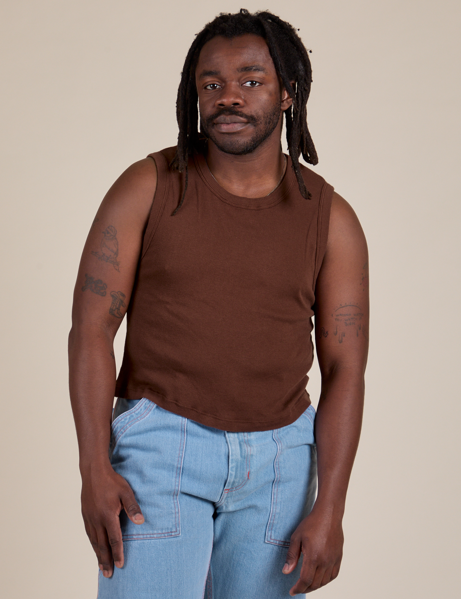 Muscle Tee - Fudgesicle Brown – BIG BUD PRESS