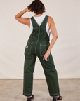 Original Overalls in Swamp Green back view on Tiara