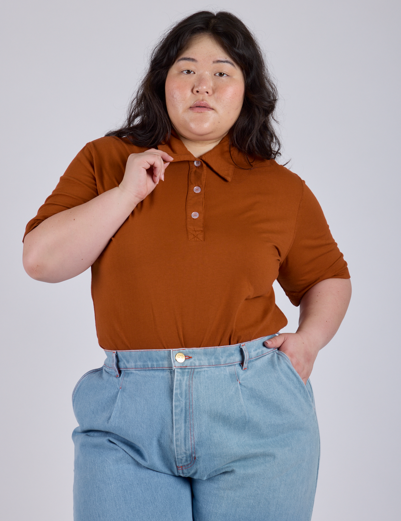Classic Polo - Burnt Terracotta