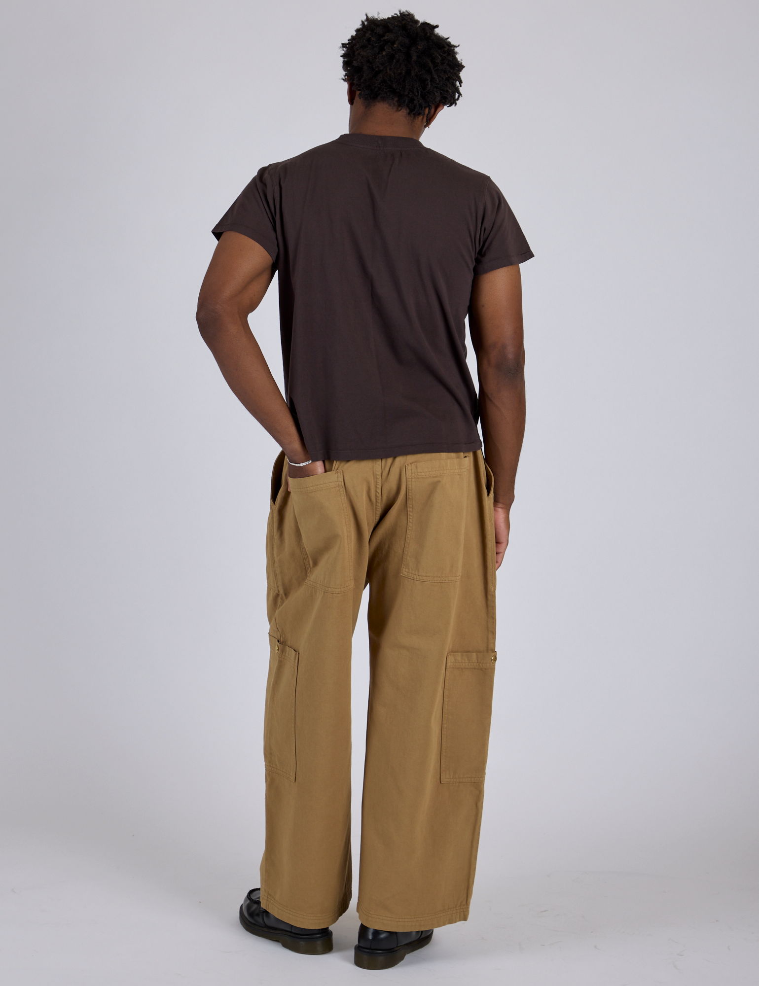 Drop Pocket Cargo Pants - Desert Brown