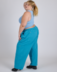 Drop Pocket Cargo Pants - Hawaiian Blue