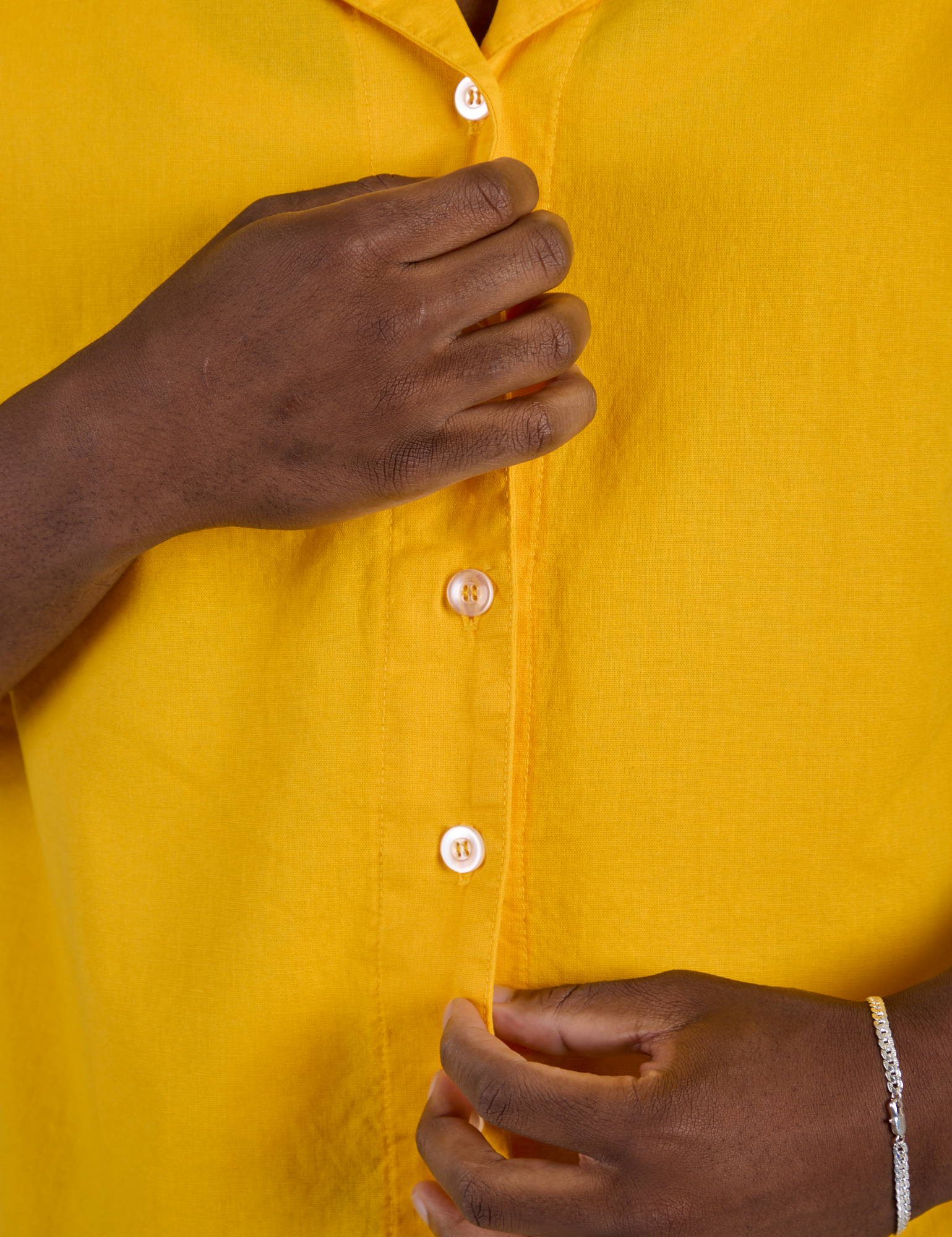 Pantry Button-Up - Sunshine Yellow