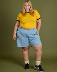 Vintage Ringer Tee - Sunshine Yellow